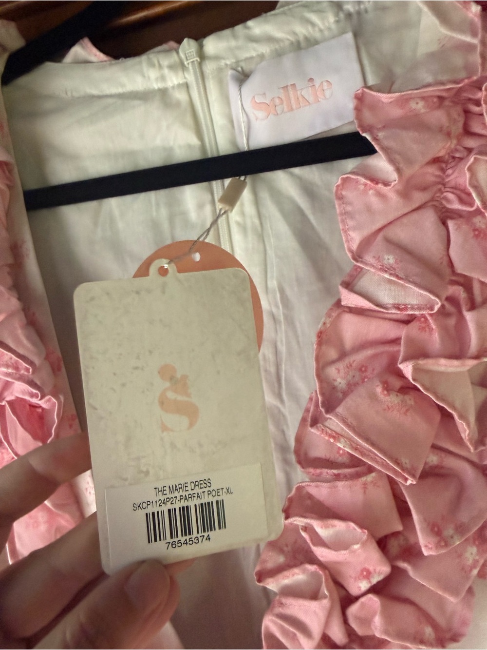 Selkie The Marie Dress - Pink floral and bows - Picture 3 of 3
